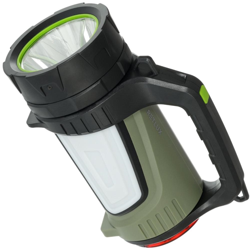 Linterna recargable LED regulable para exteriores con un power bank LED/21W/4400mAh IP44