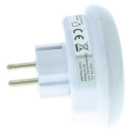 Luminaria de orientación LED con sensor crepuscular y enchufe LED/0,6W/230V