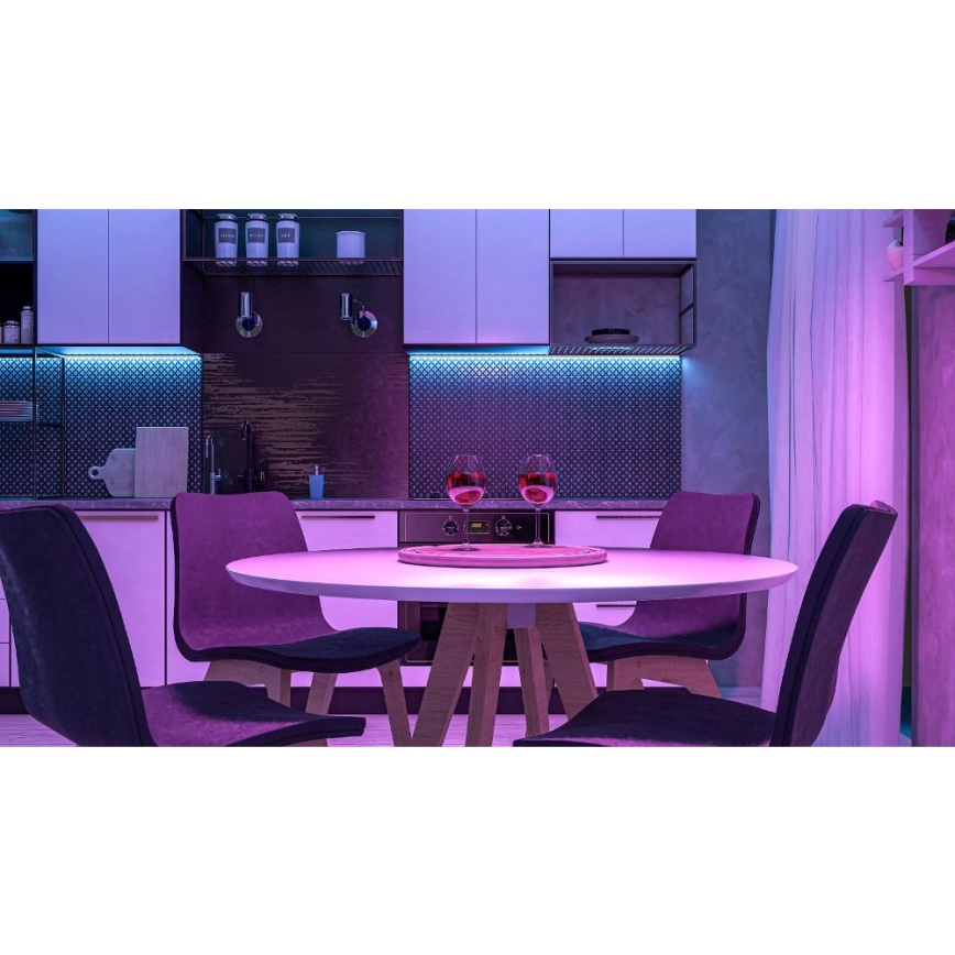 Tira LED RGBW Smart regulable 5m LED/230V Wi-Fi Tuya + control remoto