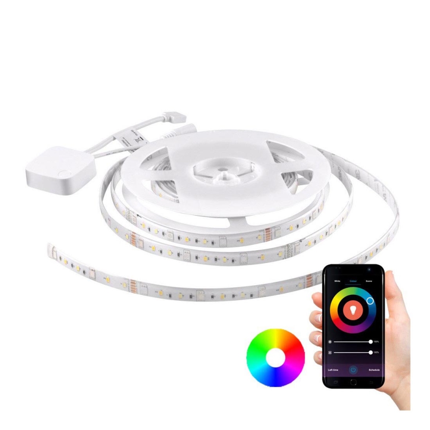 RGB LED Cinta regulable Wi-Fi + modo música LED/20W 5 m Tuya