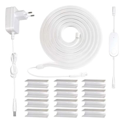 RGBIC Cinta LED regulable GoSmart LED/33W/230V 5 m Wi-Fi Tuya