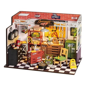 RoboTime - Casa en miniatura Garaje 2xAAA