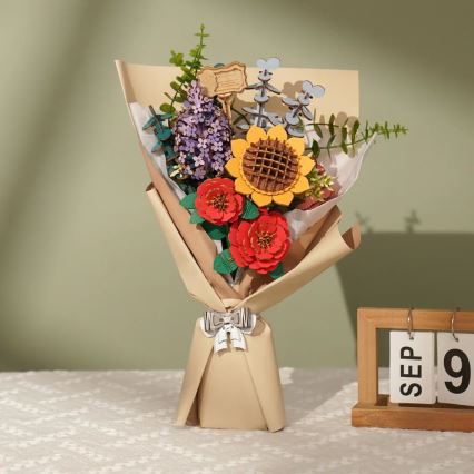RoboTime - Rompecabezas 3D de madera Ramo