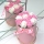 Rosas de jabón de espuma PINK - talla M (13 piezas)