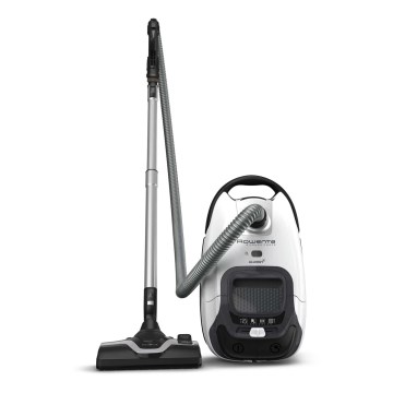 Rowenta - Aspiradora con bolsa SILENCE FORCE ALLERGY+ 4,5l 400W/230V negro/blanco