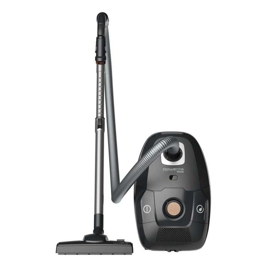 Rowenta - Aspiradora con bolsa VERDE FORCE EFFITECH ECO TOTAL CLEAN 400W/230V negro
