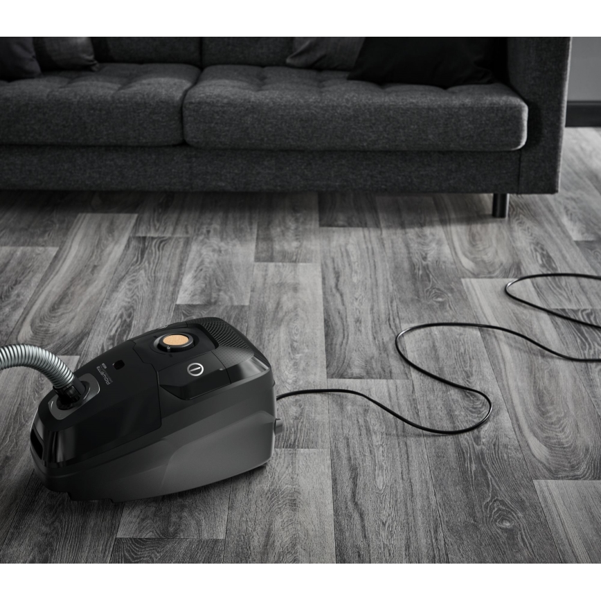 Rowenta - Aspiradora con bolsa VERDE FORCE EFFITECH ECO TOTAL CLEAN 400W/230V negro