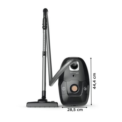 Rowenta - Aspiradora con bolsa VERDE FORCE EFFITECH ECO TOTAL CLEAN 400W/230V negro