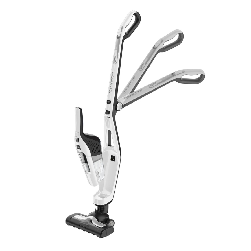 Rowenta - Aspiradora de varilla DUAL FORCE 2EN1 100W/18V 2500 mAh blanco