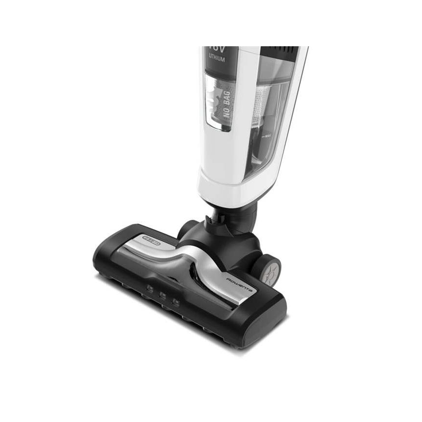 Rowenta - Aspiradora de varilla DUAL FORCE 2EN1 100W/18V 2500 mAh blanco