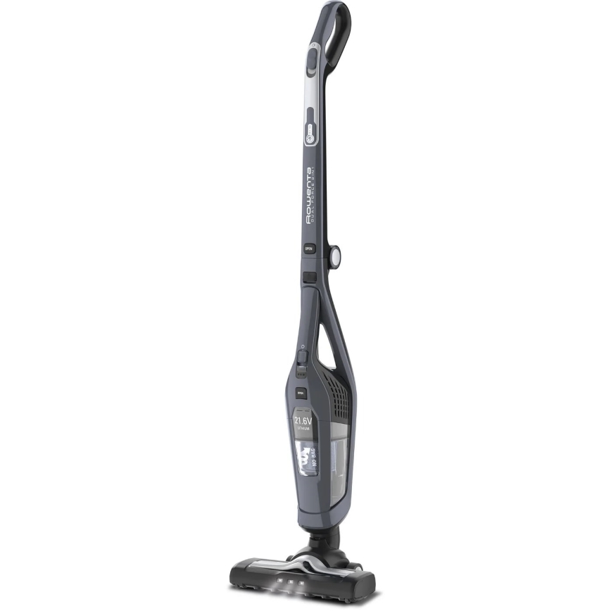 Rowenta - Aspiradora de varilla DUAL FORCE 2IN1 180W/21,6V gris