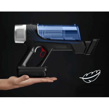 Rowenta - Aspiradora de varilla con fregona X-FORCE FLEX ANIMAL AQUA AUTO 4en1 250W/25,2V 2500 mAh negro/azul