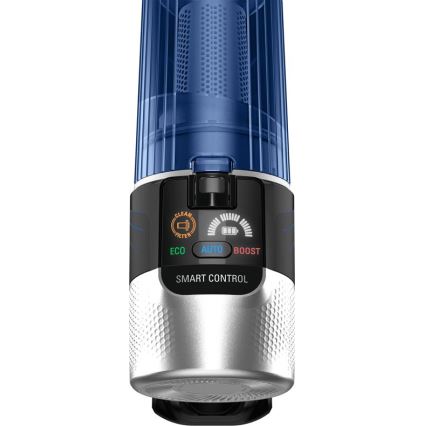 Rowenta - Aspiradora de varilla con fregona X-FORCE FLEX ANIMAL AQUA AUTO 4en1 250W/25,2V 2500 mAh negro/azul