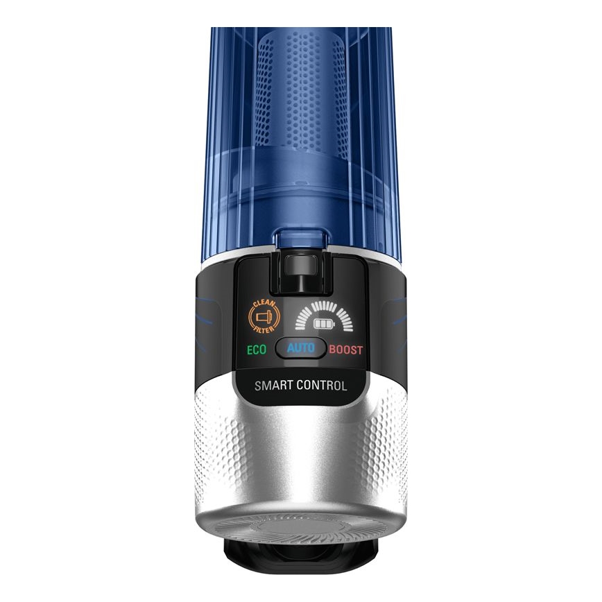Rowenta - Aspiradora de varilla con fregona X-FORCE FLEX ANIMAL AQUA AUTO 4en1 250W/25,2V 2500 mAh negro/azul