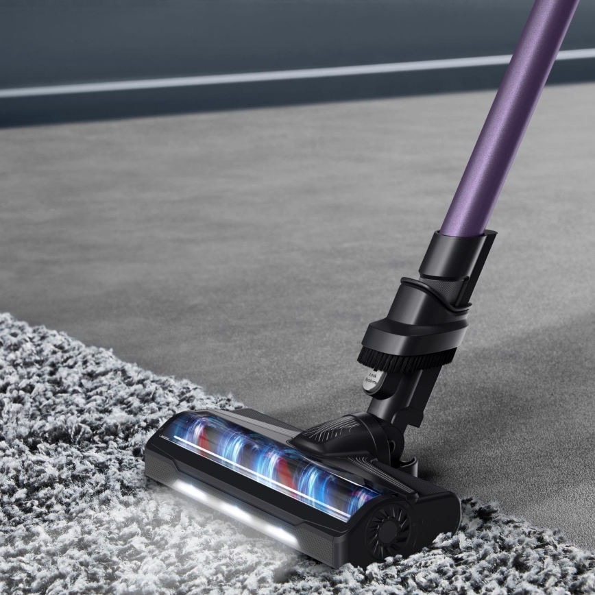 Rowenta - Aspiradora de varilla X-PERT 2en1 140W/18V 2500 mAh morada