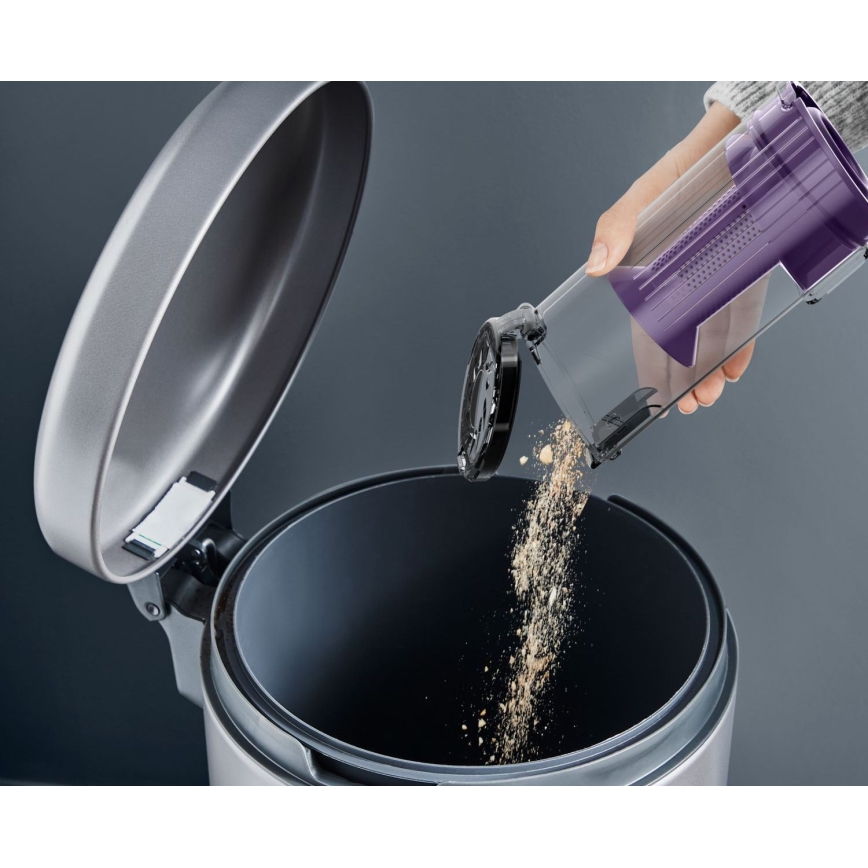 Rowenta - Aspiradora de varilla X-PERT 2en1 140W/18V 2500 mAh morada