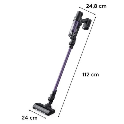 Rowenta - Aspiradora de varilla X-PERT 2en1 140W/18V 2500 mAh morada