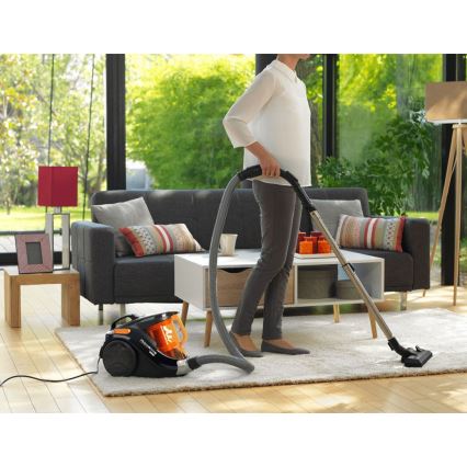 Rowenta - Aspiradora sin bolsa COMPACT POWER 1,5l 750W/230V negro/naranja