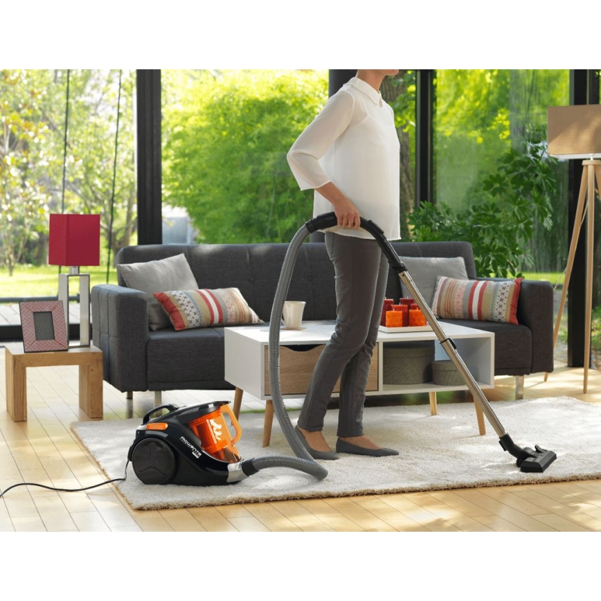 Rowenta - Aspiradora sin bolsa COMPACT POWER 1,5l 750W/230V negro/naranja