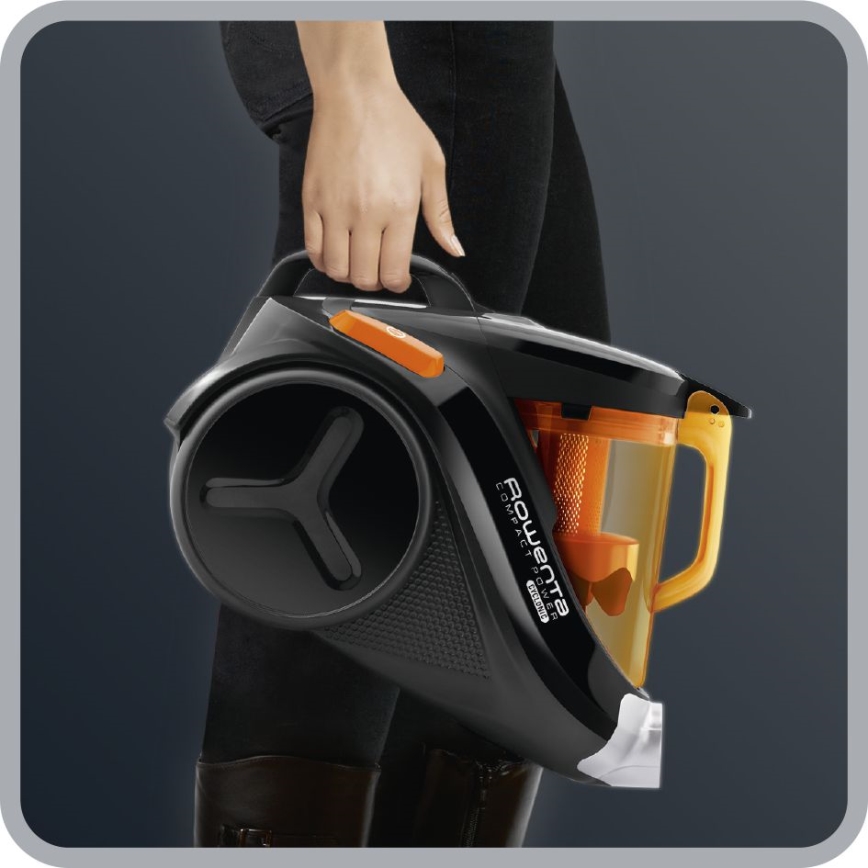 Rowenta - Aspiradora sin bolsa COMPACT POWER 1,5l 750W/230V negro/naranja