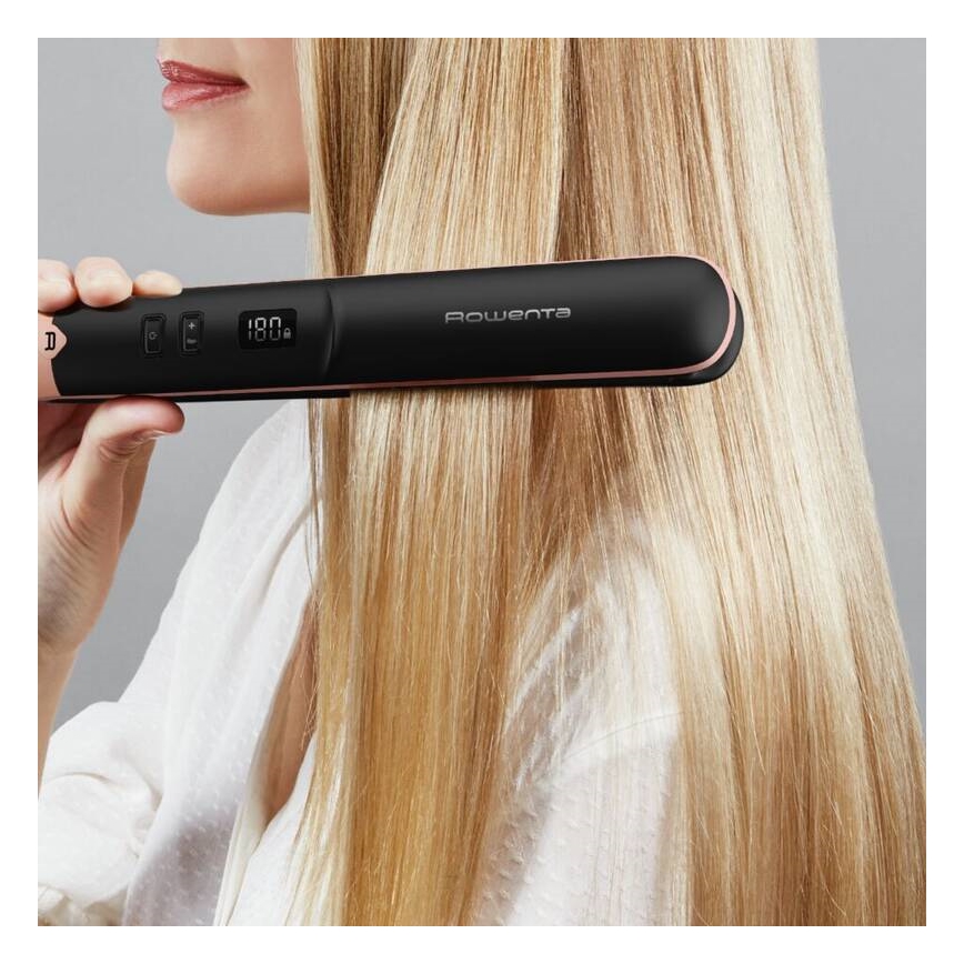 Rowenta - Plancha de pelo con pantalla LCD EXPRESS SHINE 39W/230V
