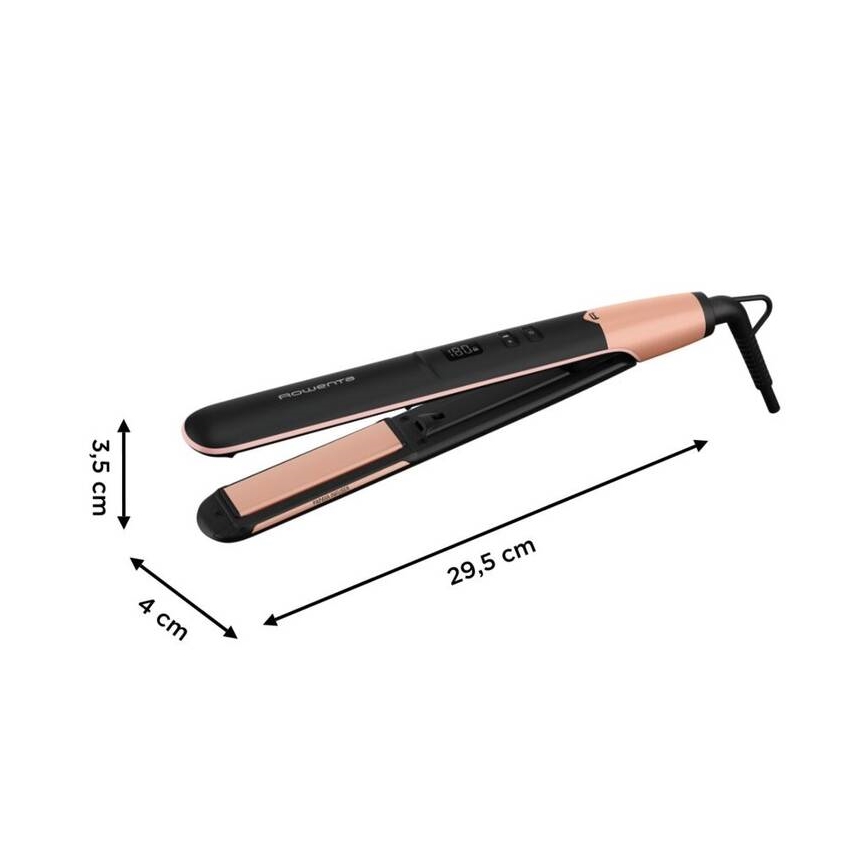 Rowenta - Plancha de pelo con pantalla LCD EXPRESS SHINE 39W/230V