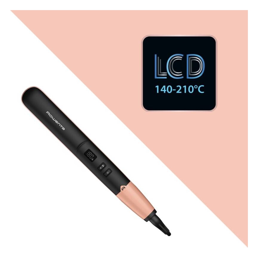 Rowenta - Plancha de pelo con pantalla LCD EXPRESS SHINE 39W/230V