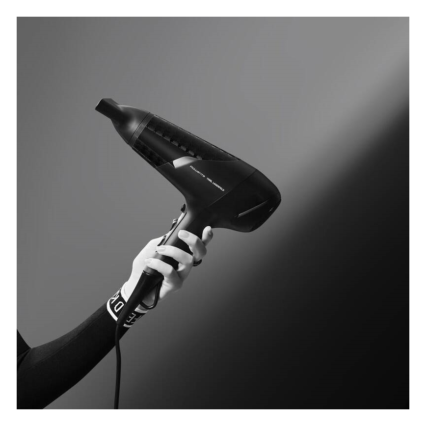 Rowenta - Secador de pelo KARL LAGERFELD STUDIO DRY 2100W/230V negro