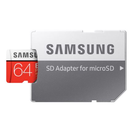 Samsung - MicroSDXC 64GB EVO+ U1 100MB/s + adaptador SD