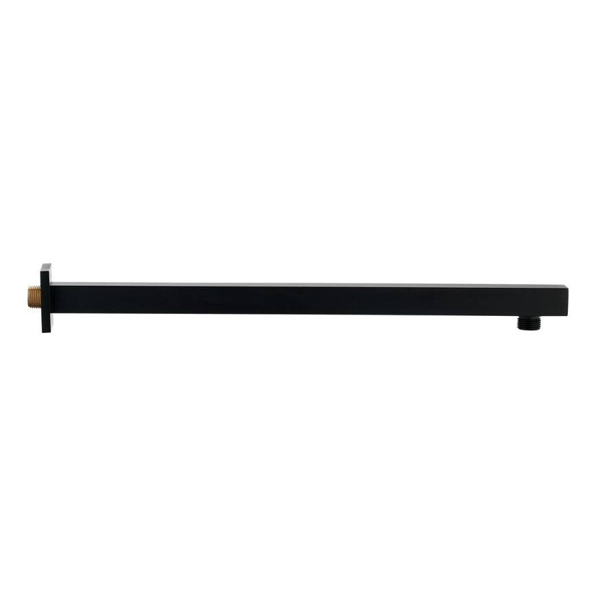 Sapho - Brazo de ducha angular 40 cm mate negro