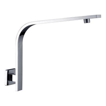 Sapho - Brazo de ducha cuadrado 33 cm cromo brillante