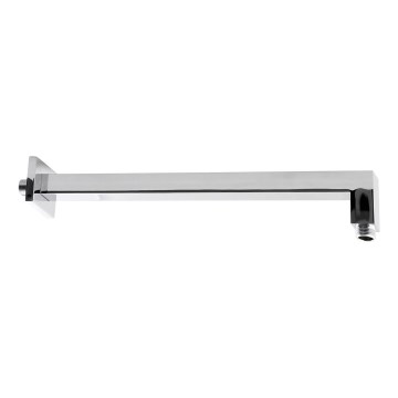 Sapho - Brazo de ducha cuadrado 40 cm cromo brillante