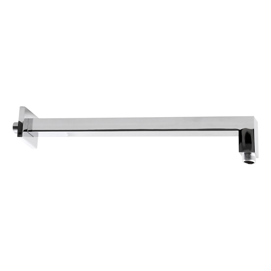 Sapho - Brazo de ducha cuadrado 40 cm cromo brillante