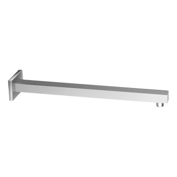 Sapho - Brazo de ducha cuadrado 44 cm cromo brillante