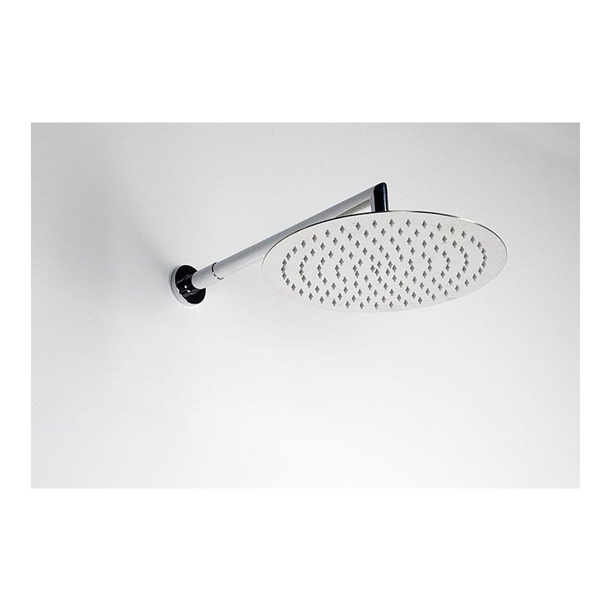 Sapho - Brazo de ducha redondeado 38 cm cromo brillante