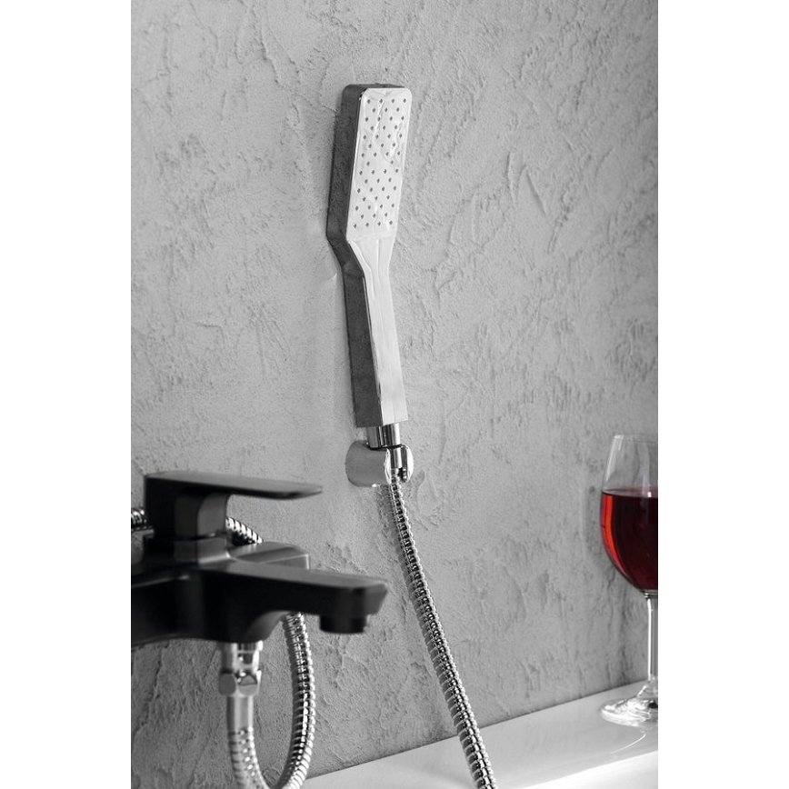 Sapho - Ducha de mano con sistema de autolimpieza cromo brillante