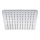Sapho - Ducha de techo SLIM 25x25 cm acero inoxidable pulido