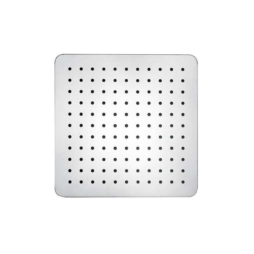 Sapho - Ducha de techo SLIM 25x25 cm acero inoxidable pulido