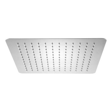 Sapho - Ducha de techo SLIM 30x30 cm acero inoxidable pulido
