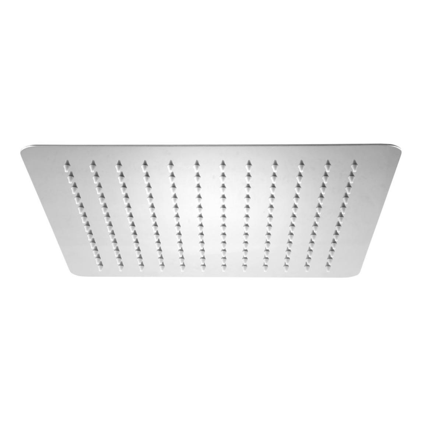 Sapho - Ducha de techo SLIM 30x30 cm acero inoxidable pulido