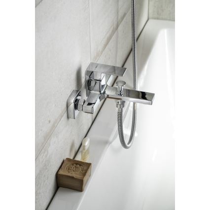 Sapho - Grifo de bañera CUBEMIX cromo brillante