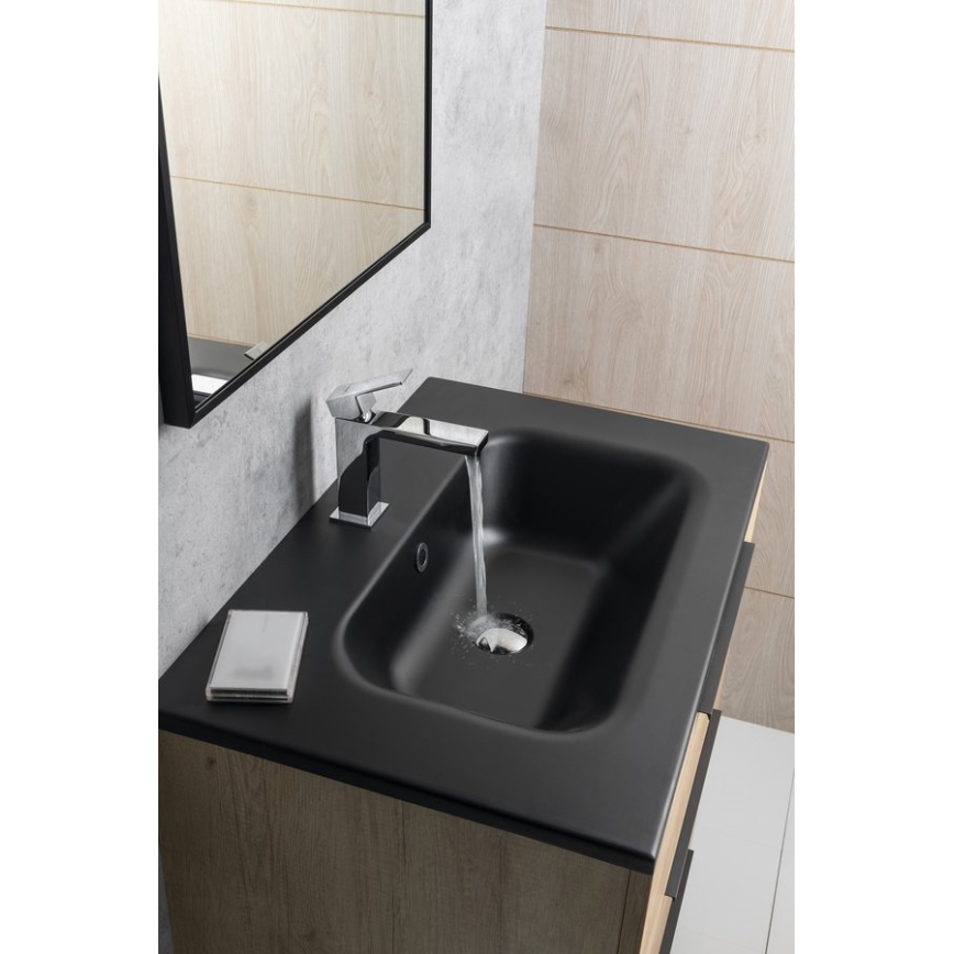 Sapho - Grifo de lavabo CUBEMIX 15,3 cm latón
