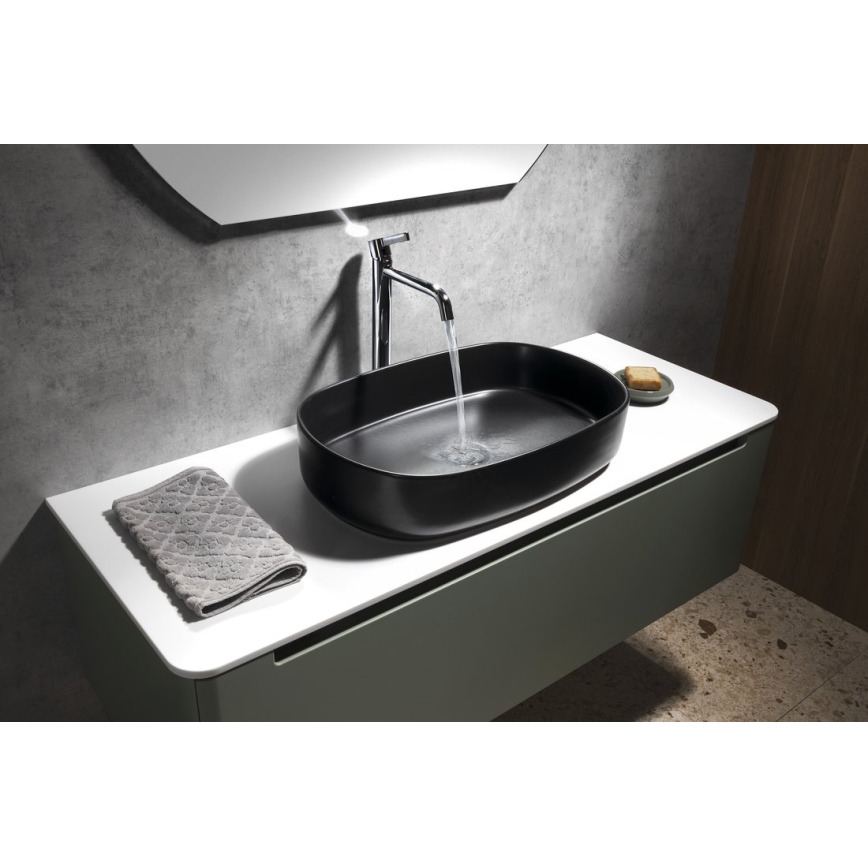 Sapho - Grifo de lavabo ICONIC 30,9 cm cromo brillante