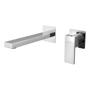 Sapho - Grifo de lavabo para instalación empotrada CUBEMIX cromo brillante