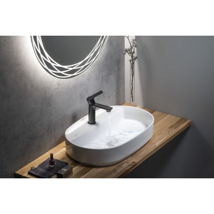 Sapho - Grifo de lavabo PAX 16,5 cm mate negro