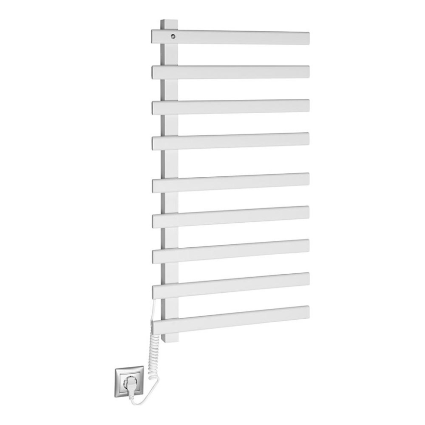 Sapho - Toallero eléctrico ELCOR 128W/230V 92 cm blanco mate izquierda