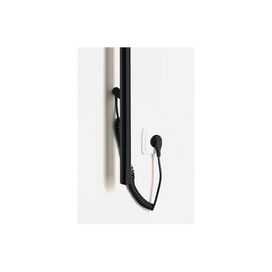 Sapho - Toallero eléctrico PASADOR 30W/230V 150 cm mate negro