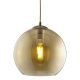 Searchlight - Lámpara colgante BALL 1xE27/60W/230V dorado