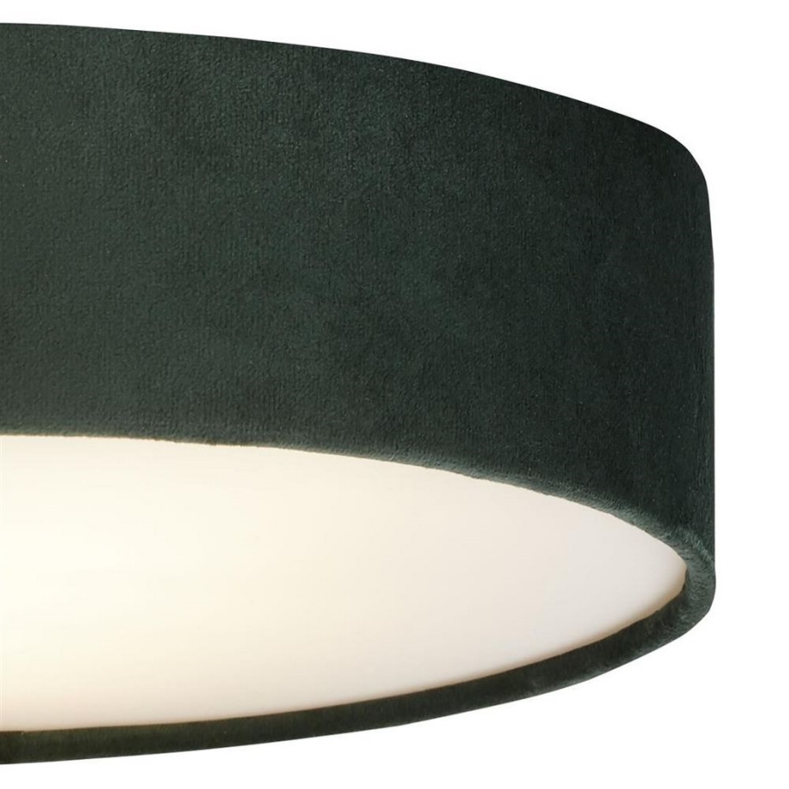 Searchlight - Plafón DRUM PLEAT 2xE27/15W/230V verde