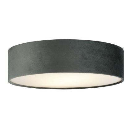 Searchlight - Plafón DRUM PLEAT 2xE27/15W/230V gris